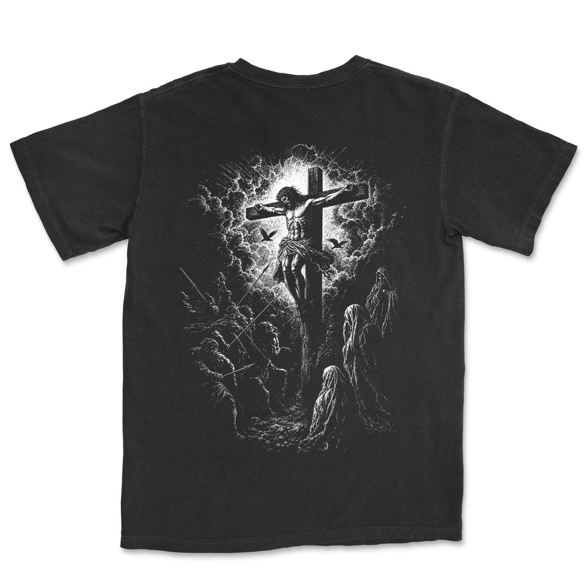 The Cross Engraving | Black back