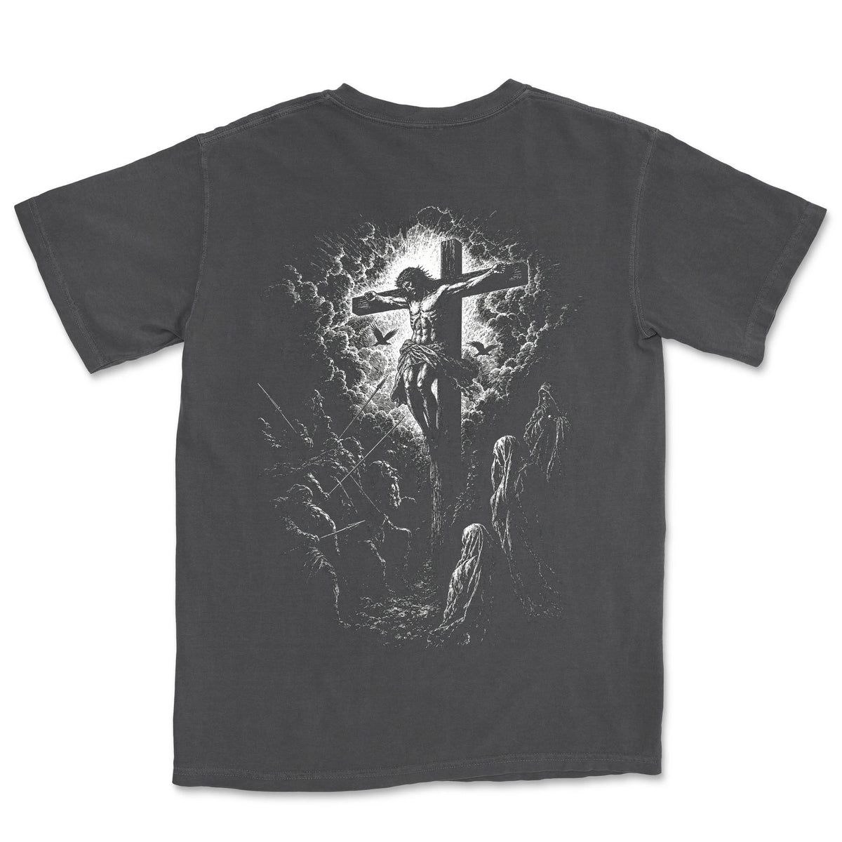 The Cross Engraving | Graphite back