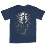 The Cross Engraving | Navy back