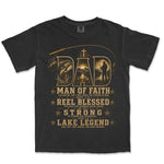 Dad Reel Blessed | Black front