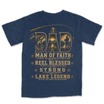 Dad Reel Blessed | Navy back