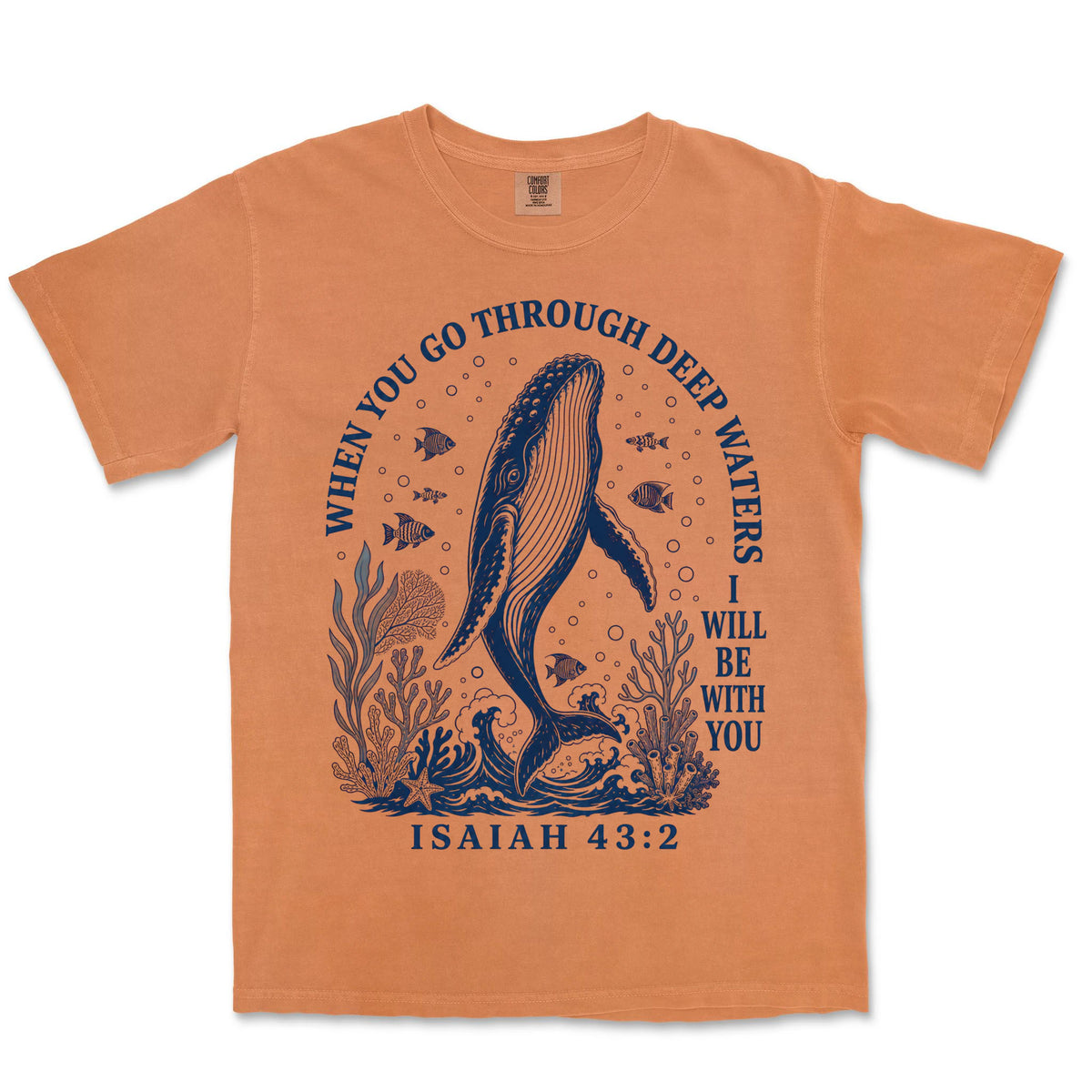 Deep Waters Humpback Whale | Burnt Orange front