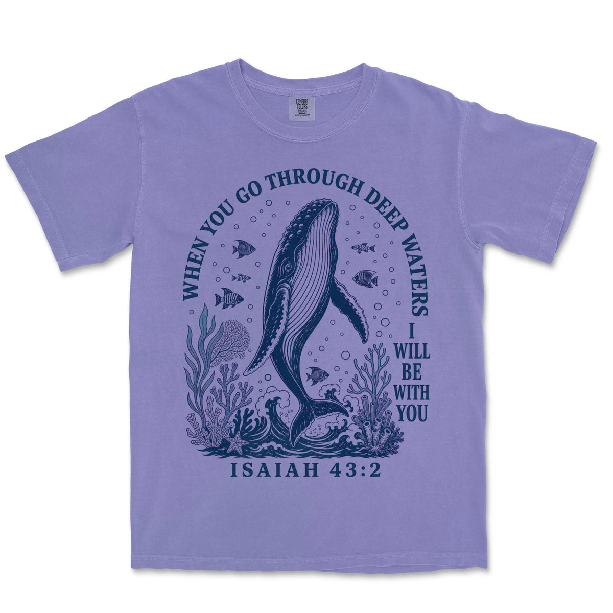 Deep Waters Humpback Whale | Violet front