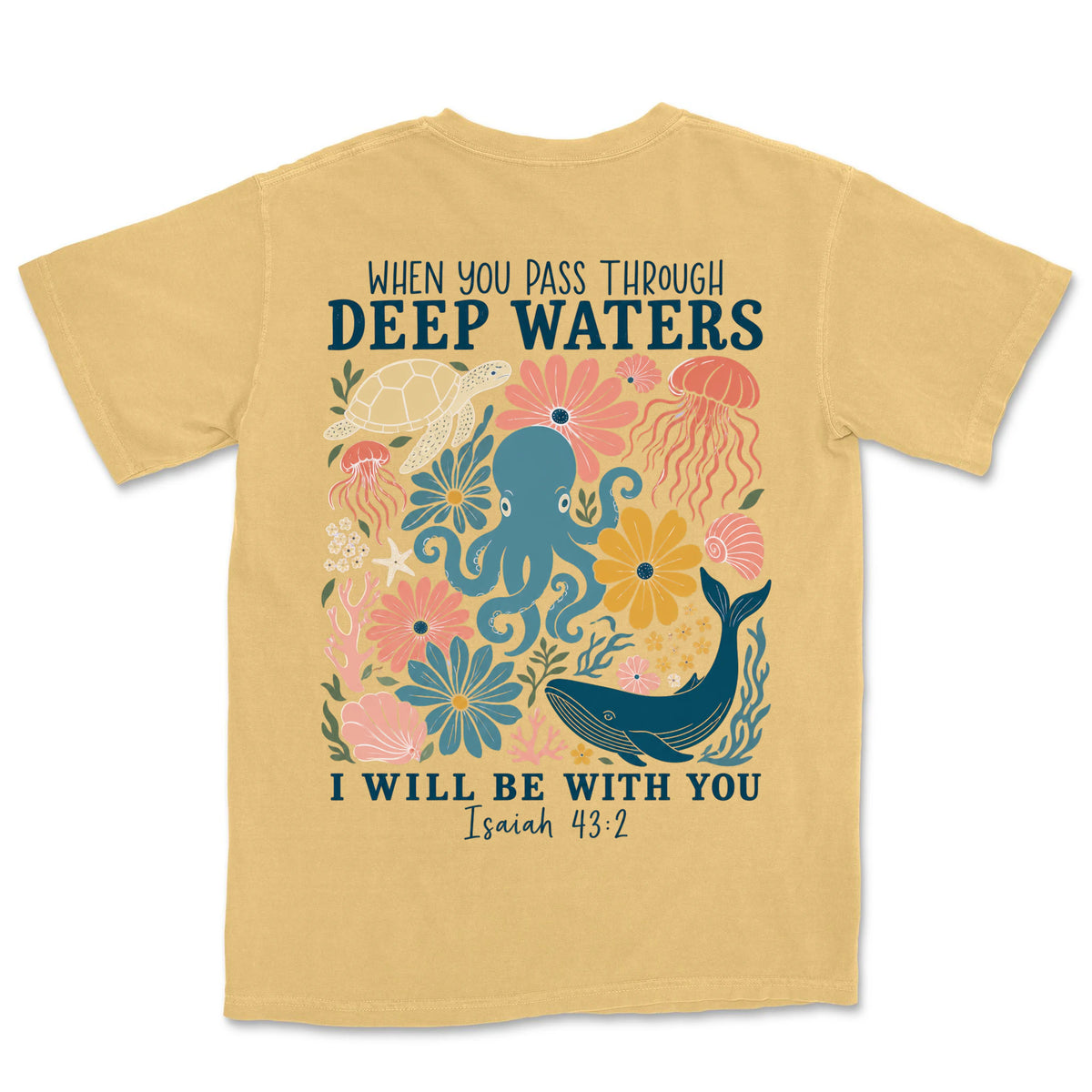 Deep Waters Sea Garden | Mustard back