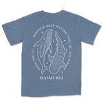Through Deep Waters Whales | Blue Jean back