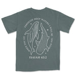 Through Deep Waters Whales | Blue Spruce back