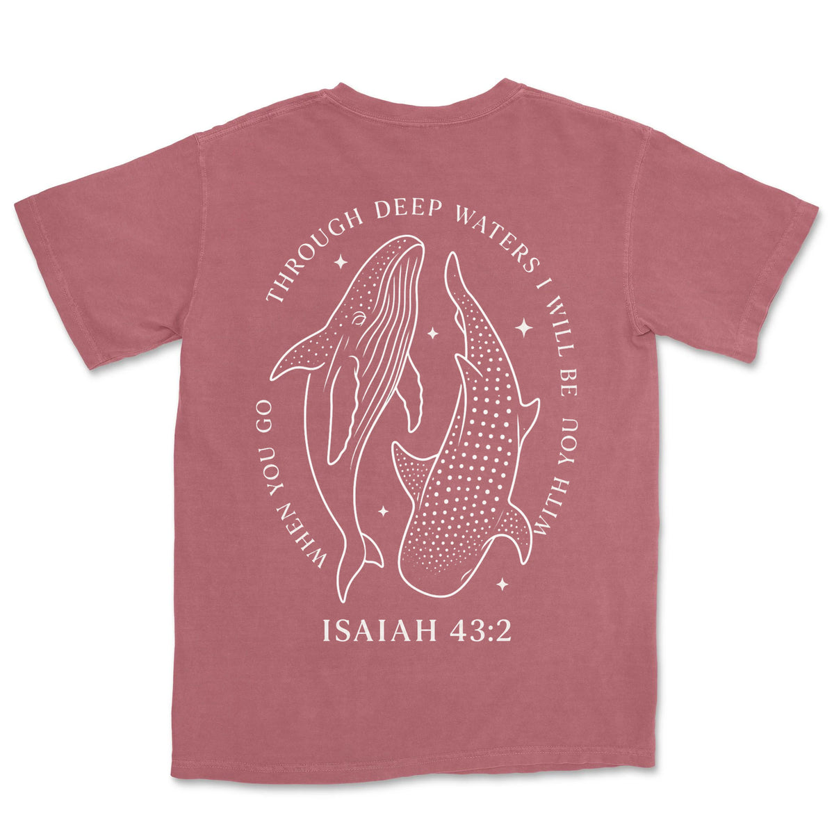 Through Deep Waters Whales | Crimson back