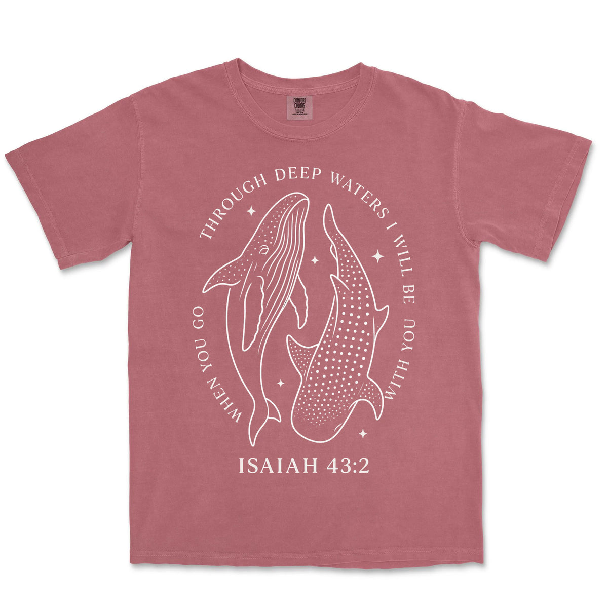 Through Deep Waters Whales | Crimson front