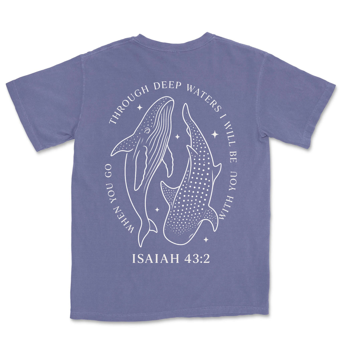 Through Deep Waters Whales | Grape back