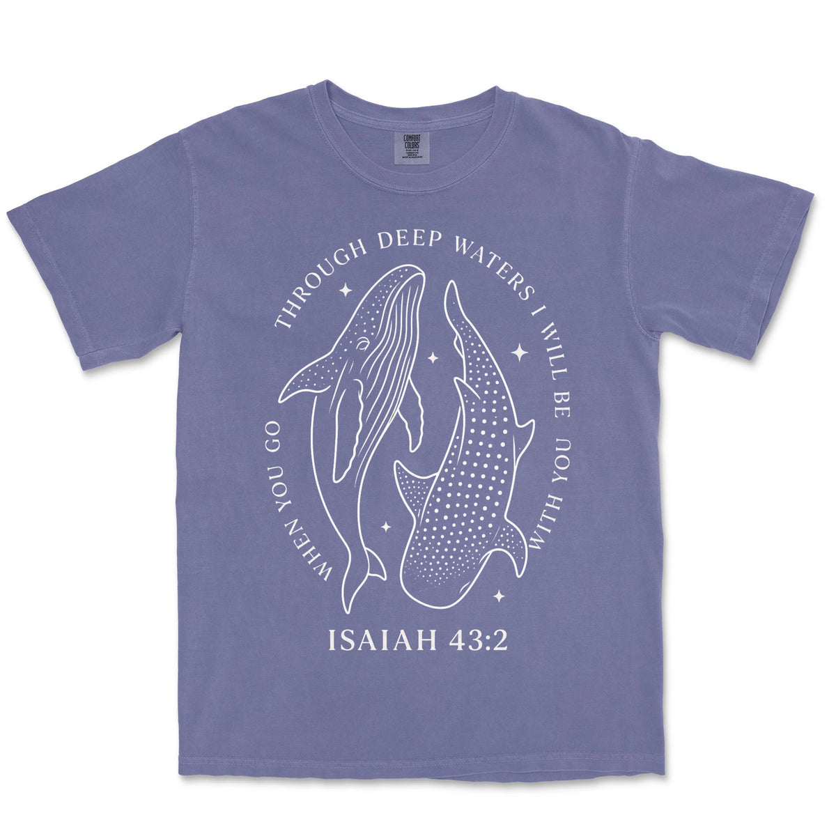 Through Deep Waters Whales | Grape front