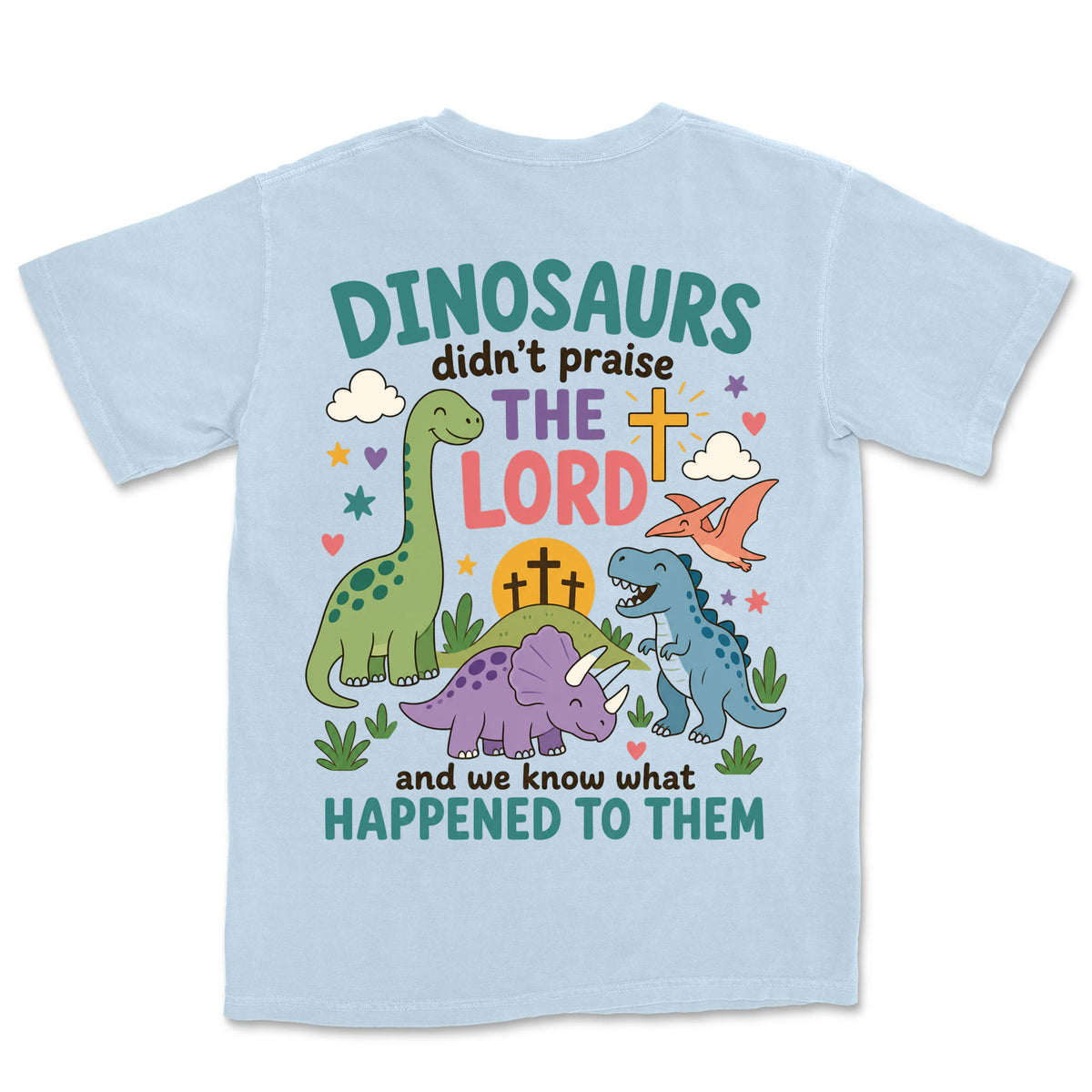Dinosaurs Didn't Praise | Hydrangea back