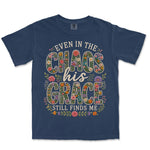 His Grace Still Finds Me | Navy front