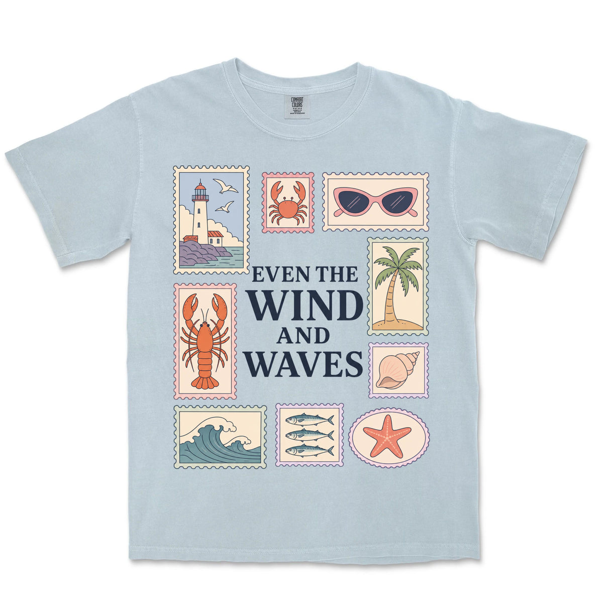 Even The Wind And Waves | Chambray front