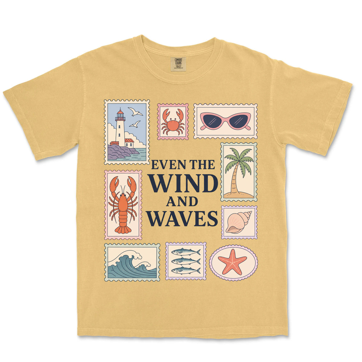 Even The Wind And Waves | Mustard front