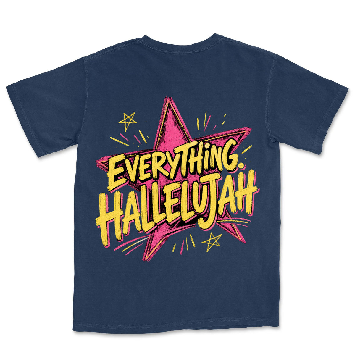 Everything Hallelujah Star | Navy back