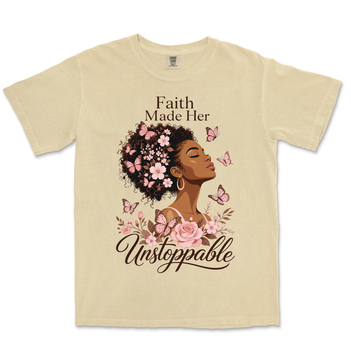Faith Made Her Unstoppable | Banana front