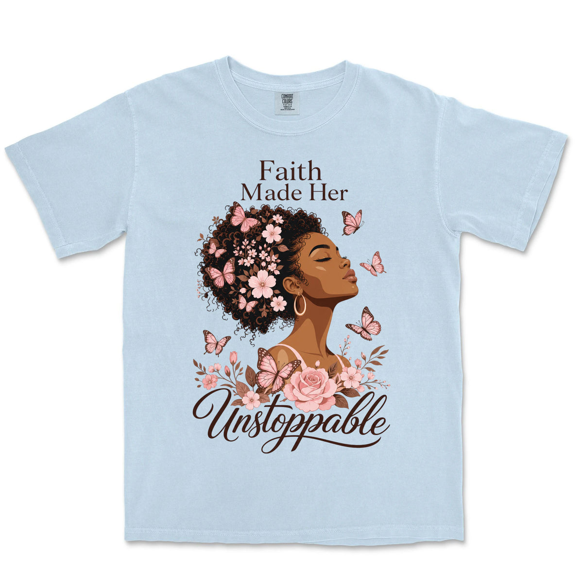 Faith Made Her Unstoppable | Hydrangea front