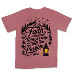 Faith Makes It Possible | Crimson back
