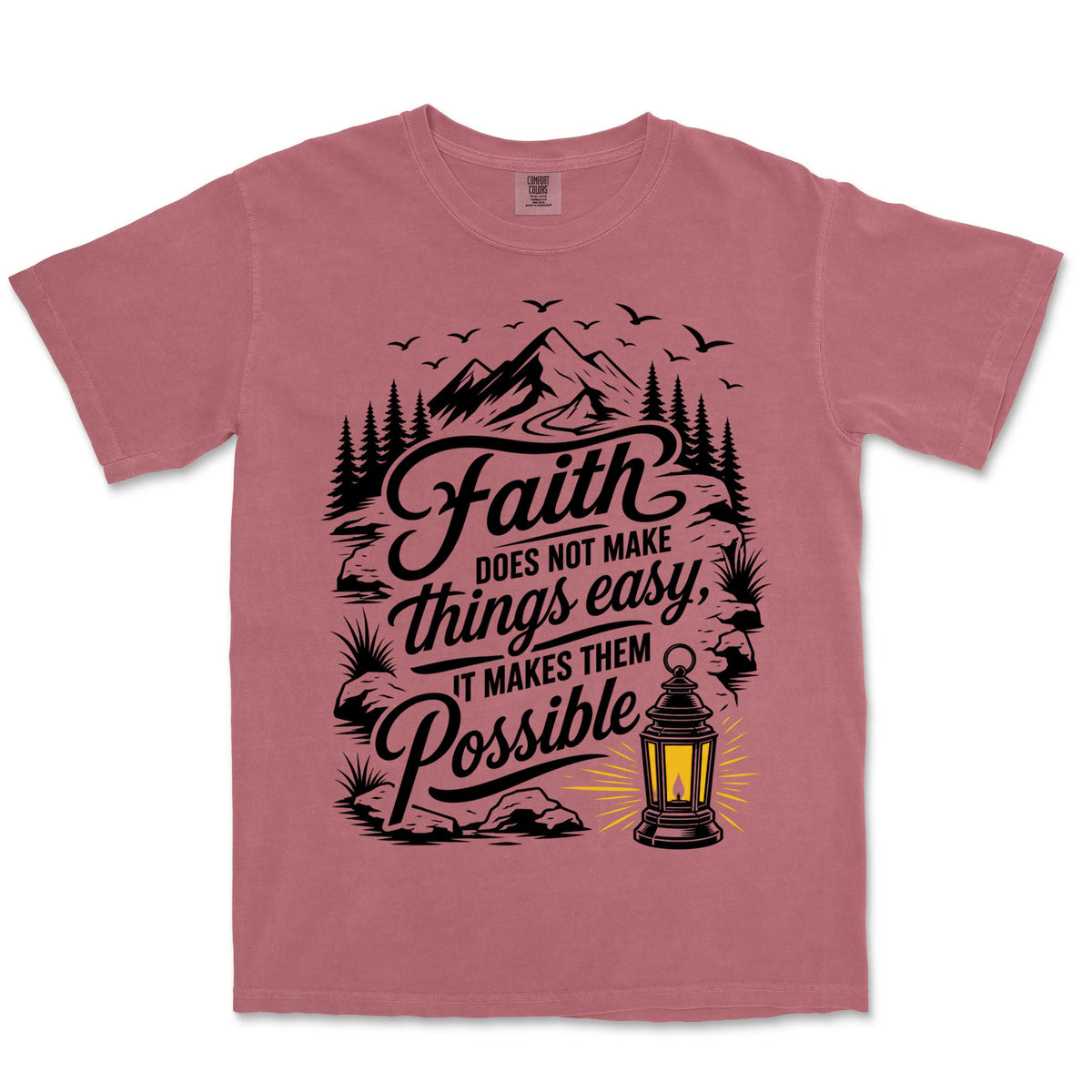 Faith Makes It Possible | Crimson front