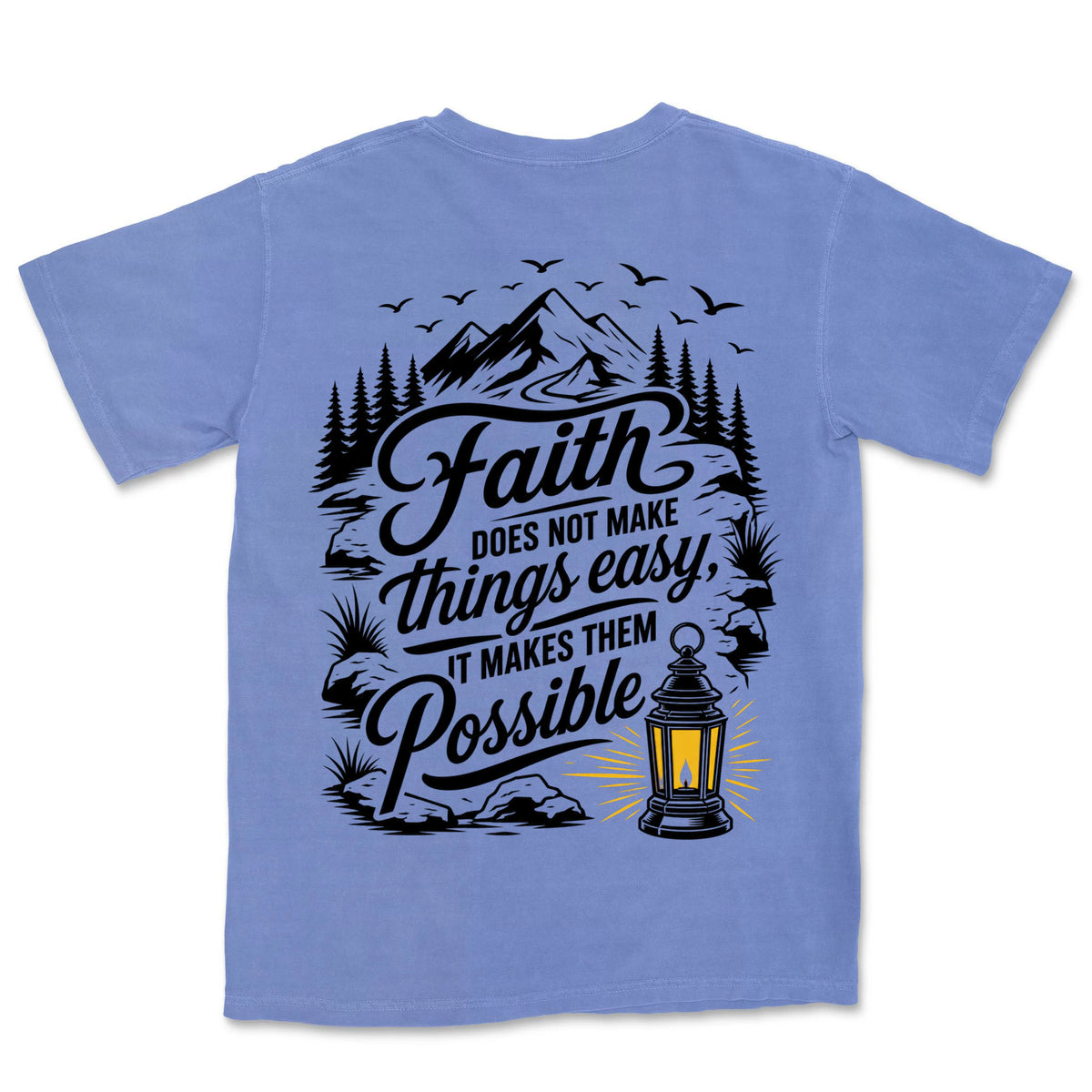 Faith Makes It Possible | Flo Blue back