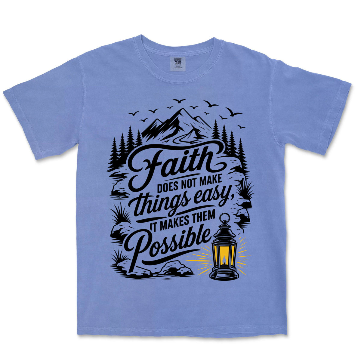 Faith Makes It Possible | Flo Blue front