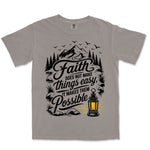 Faith Makes It Possible | Grey front