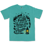 Faith Makes It Possible | Sea Foam front