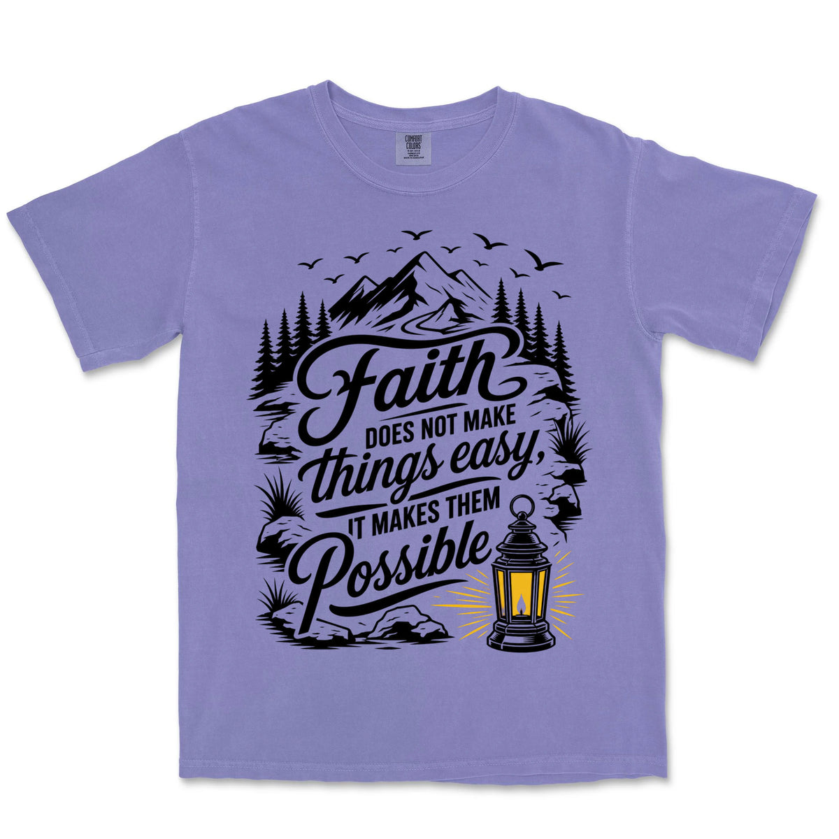 Faith Makes It Possible | Violet front