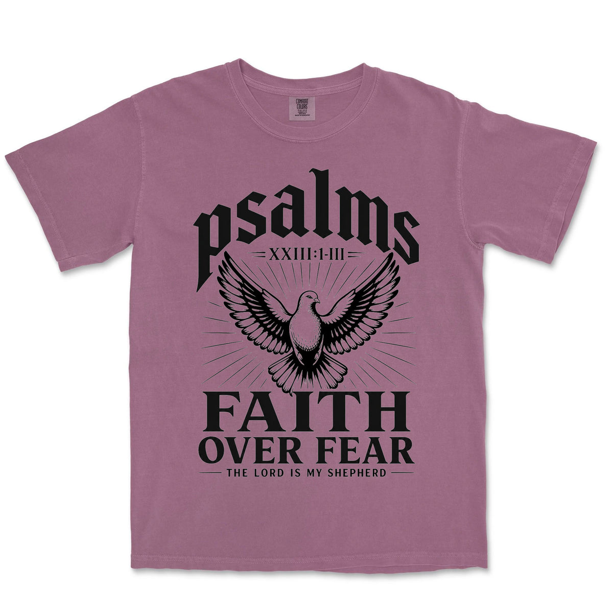 Faith Over Fear Dove | Berry front