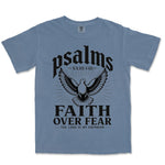 Faith Over Fear Dove | Blue Jean front