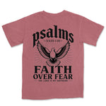 Faith Over Fear Dove | Crimson back