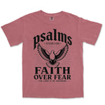 Faith Over Fear Dove | Crimson front