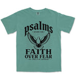 Faith Over Fear Dove | Light Green front