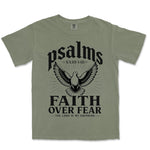 Faith Over Fear Dove | Sage front