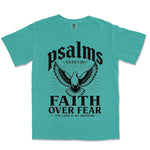 Faith Over Fear Dove | Sea Foam front