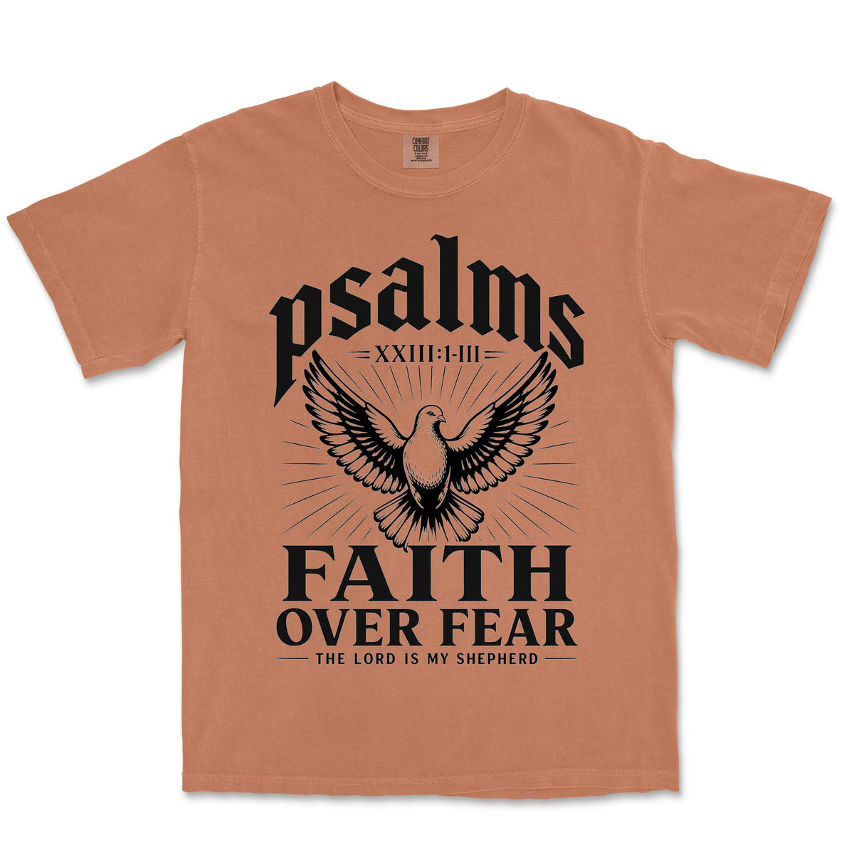 Faith Over Fear Dove | Yam front
