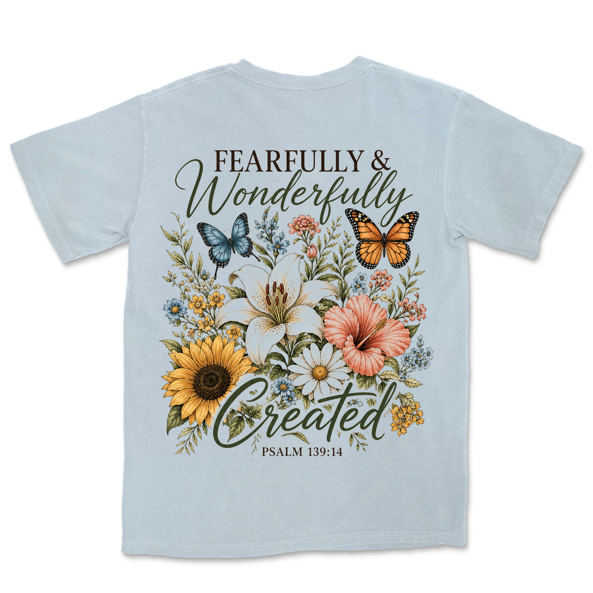 Fearfully And Wonderfully Created | Chambray back