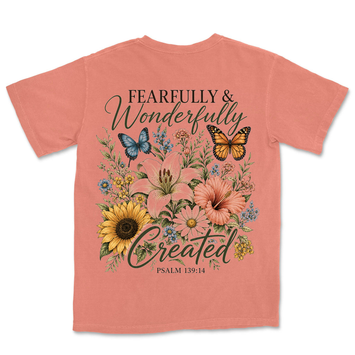 Fearfully And Wonderfully Created | Terracotta back