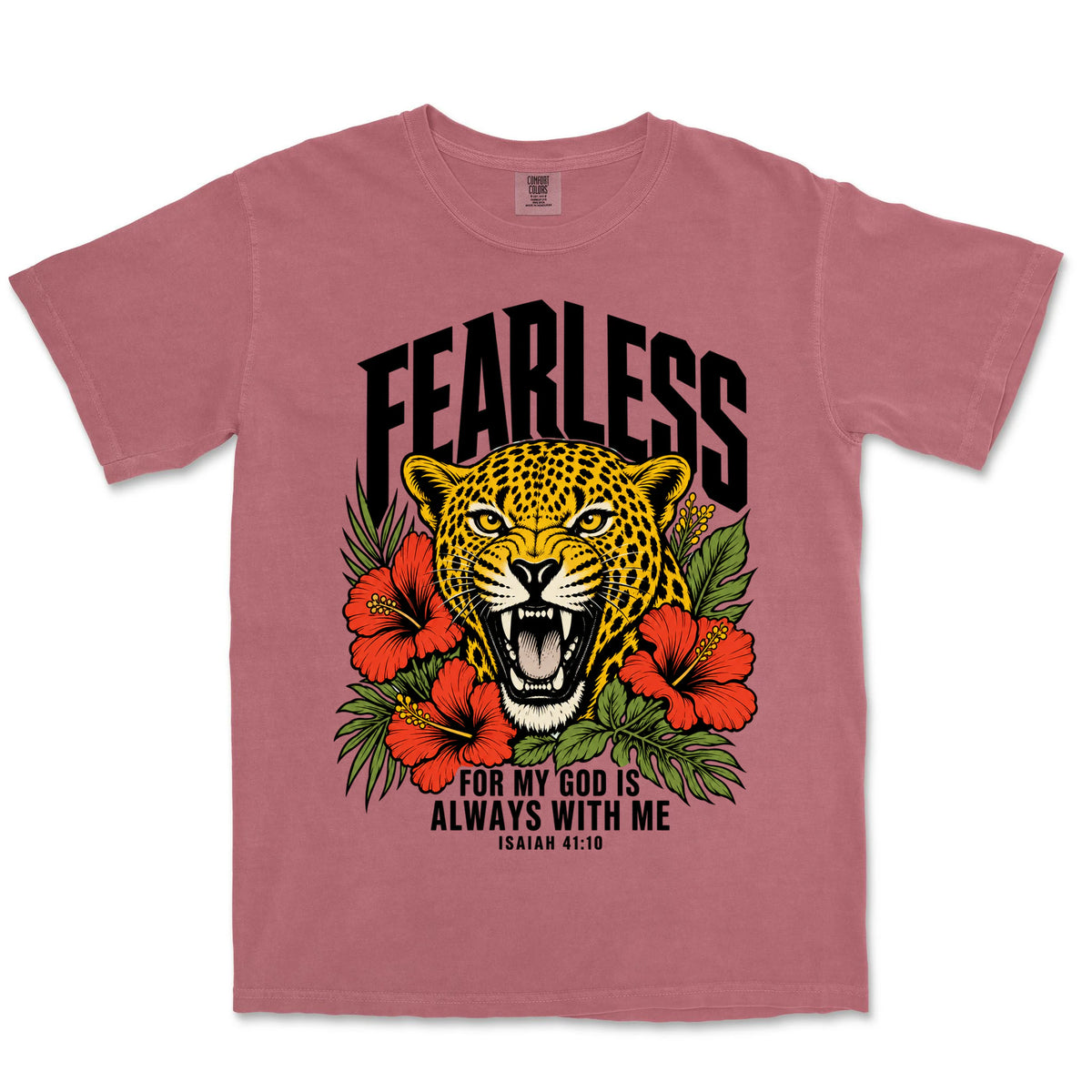 Fearless Leopard | Crimson front
