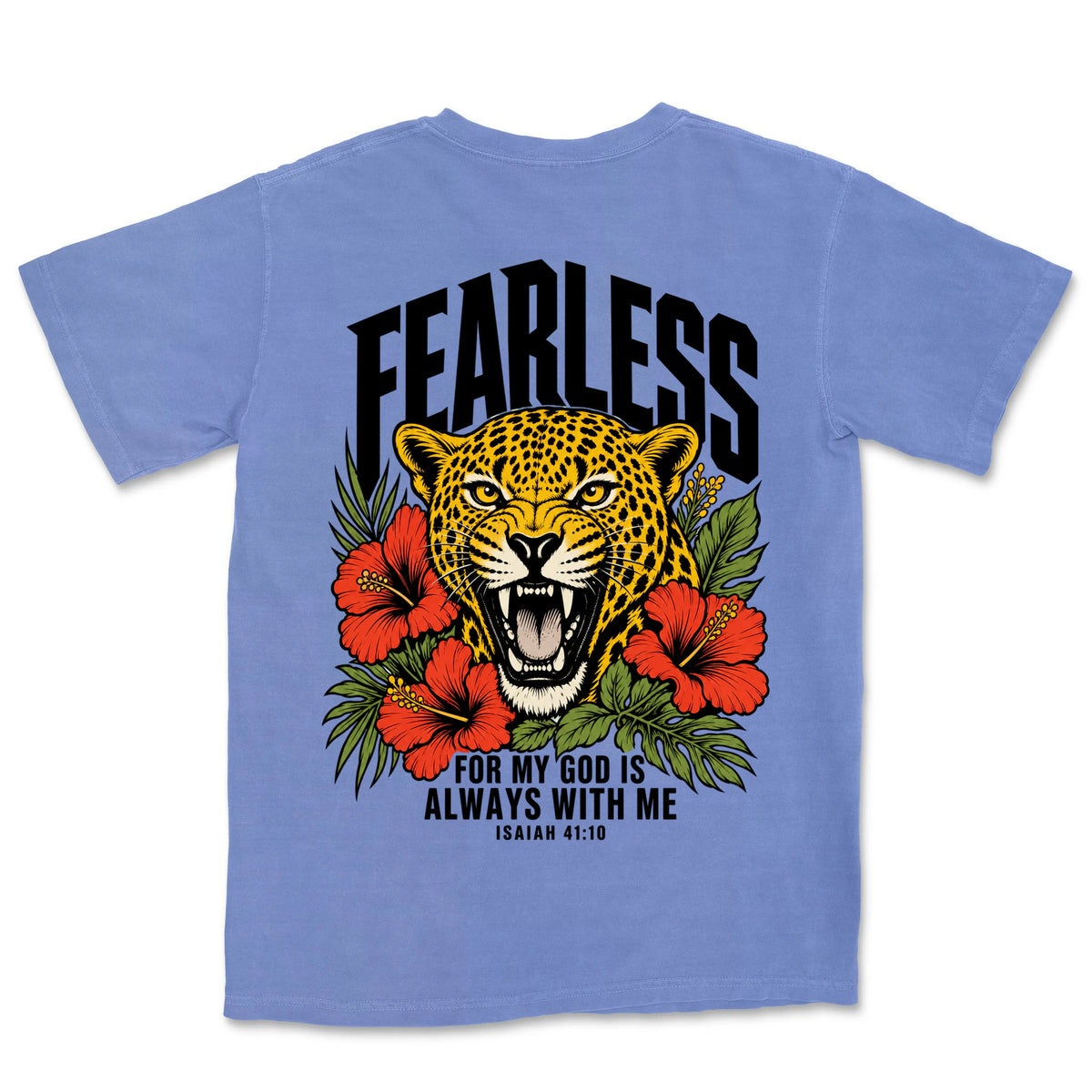 Fearless Leopard | Flo Blue back