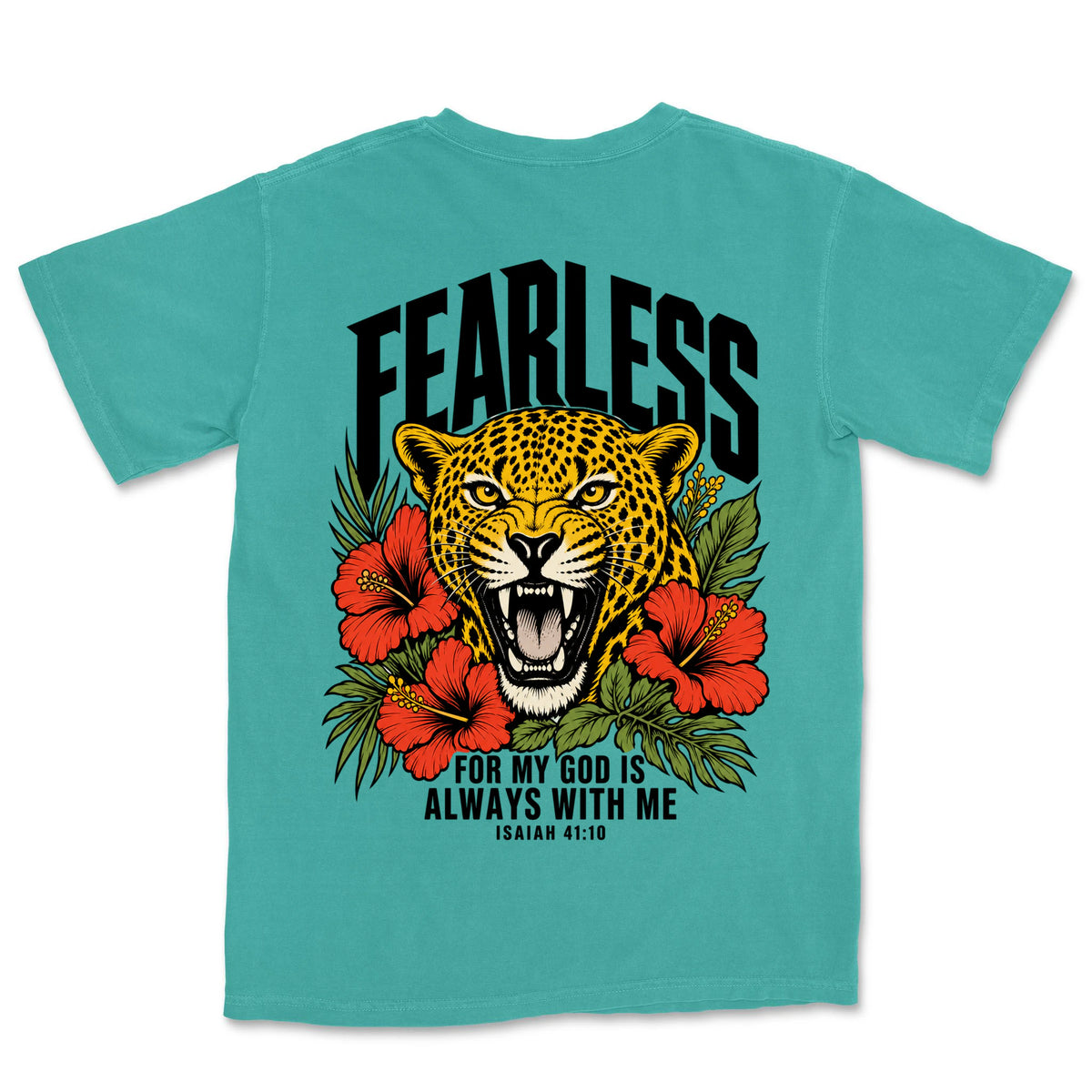 Fearless Leopard | Sea Foam back