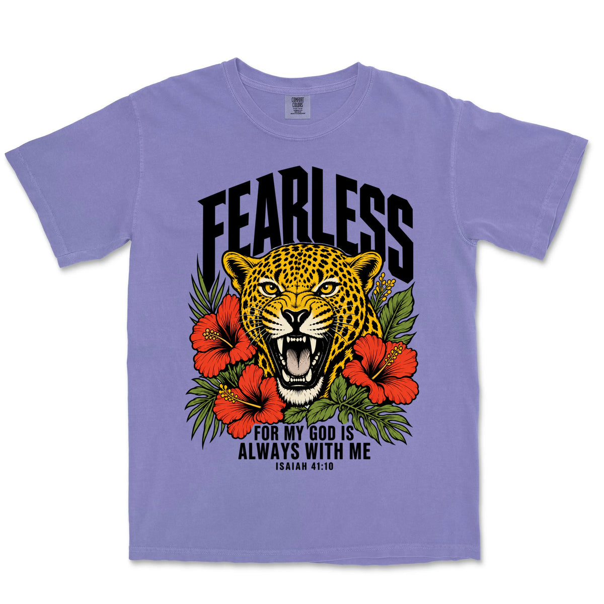 Fearless Leopard | Violet front