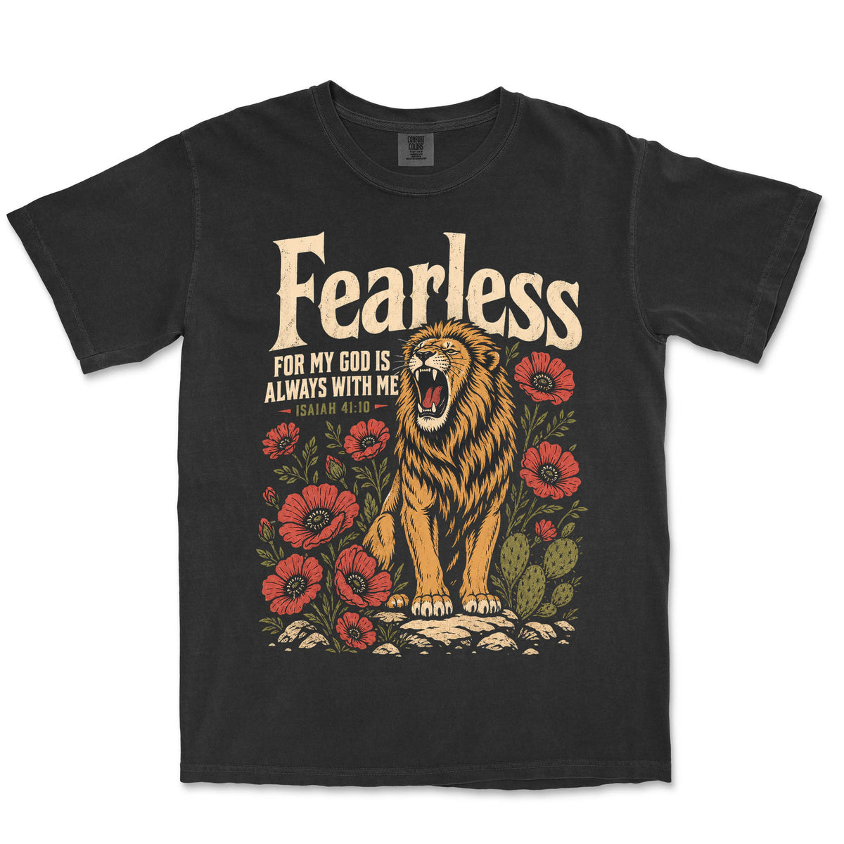 Fearless Lion | Black front