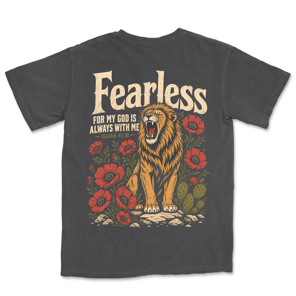 Fearless Lion | Graphite back