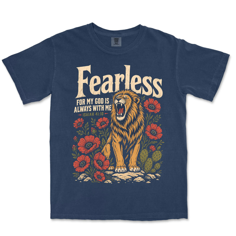 Fearless Lion | Navy front