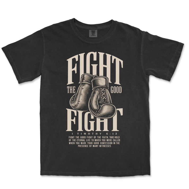 Fight The Good Fight Gloves | Black front