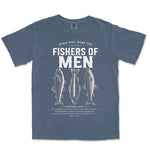 Fishers Of Men Three Fish | Denim front