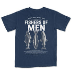 Fishers Of Men Three Fish | Navy back