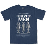 Fishers Of Men Three Fish | Navy front