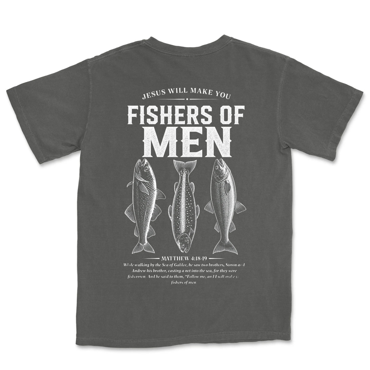 Fishers Of Men Three Fish | Pepper back